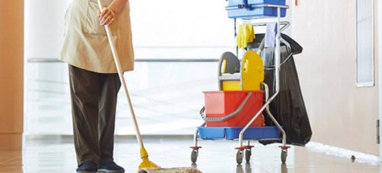 materiais para limpeza