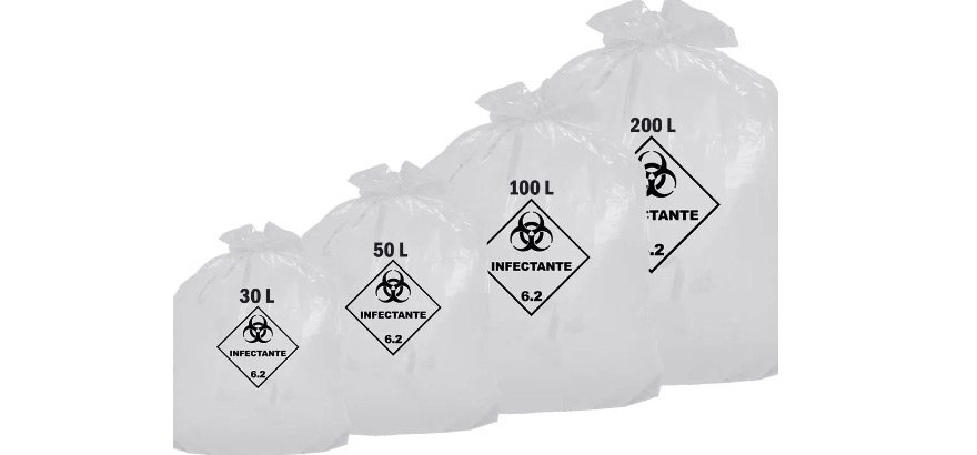 sacos de lixo para hospitais
