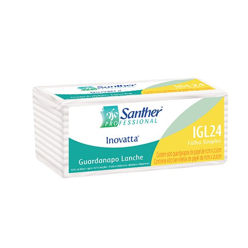 IGL24 - Guardanapo Inovatta Lanche Folha Simples