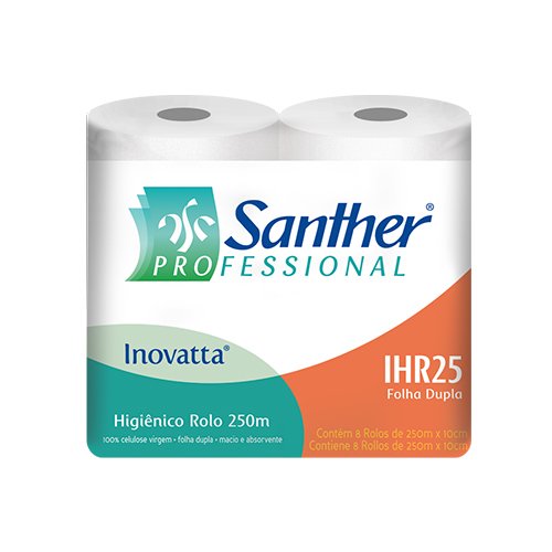 IHR25 - INOVATTA® Higiênico Rolo 250m Folha Dupla