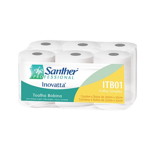 ITB01 - INOVATTA® Toalha Bobina Folha Simples
