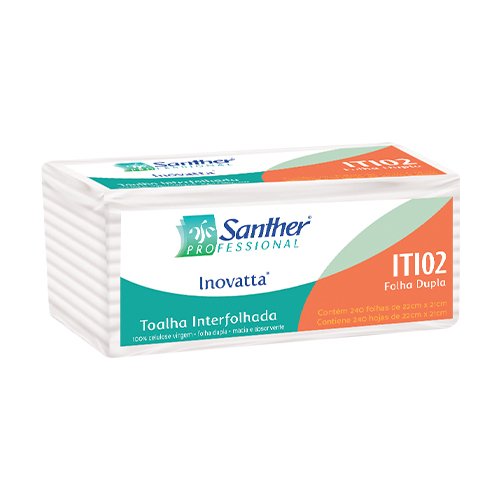 ITI02 - INOVATTA® Toalha Interfolhada dupla 2 dobras